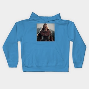 Viking Shield Maiden Kids Hoodie